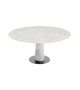 Kalystrus Maxalto Table Elliptique avec Plateau en Marbre