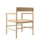 Metric B&B Italia Fauteuil avec Assise en Cuir