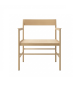 Metric B&B Italia Armchair with Leather Seat