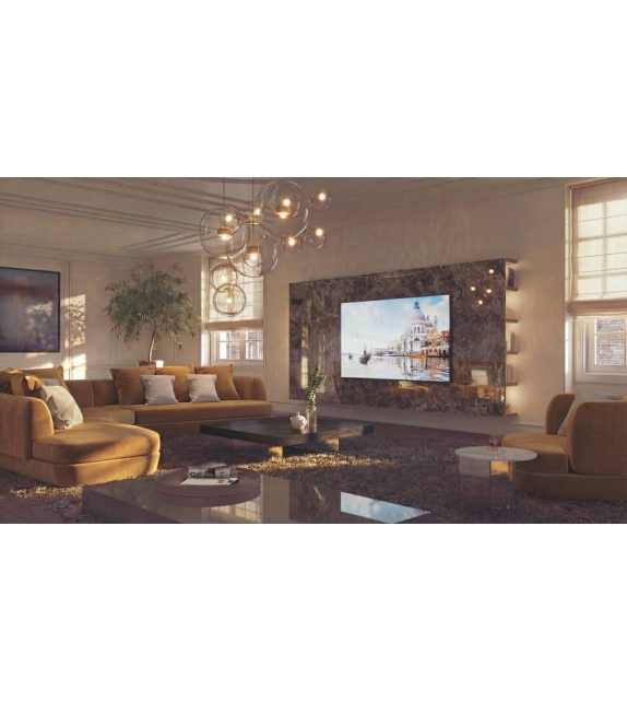 36e8 Cinema Lago Pared Equipada