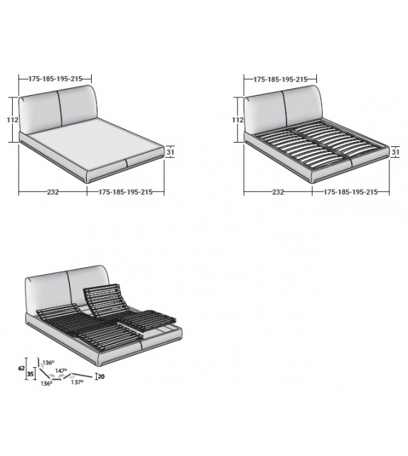 AtelierM Flou Bed