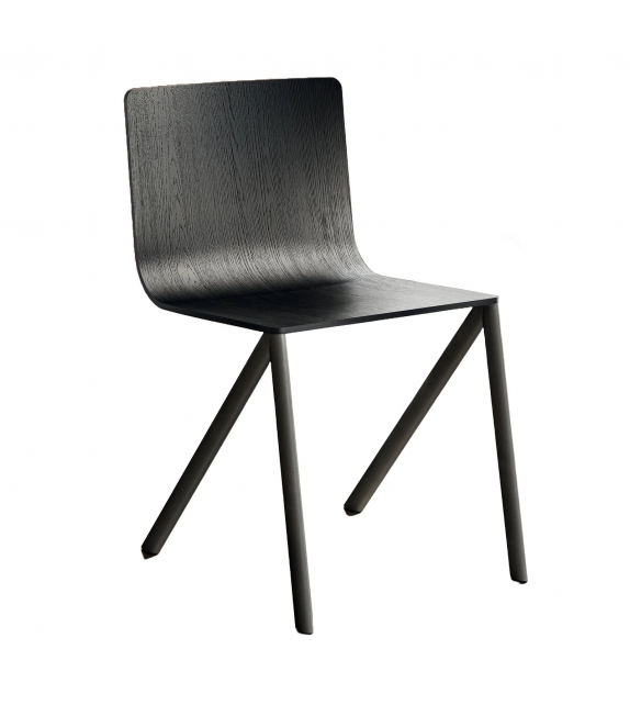 Mezz'aria Lago Silla con Carcasa de Madera