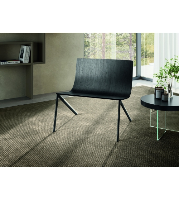 Mezz'aria Lago Poltrona  con Scocca in Legno