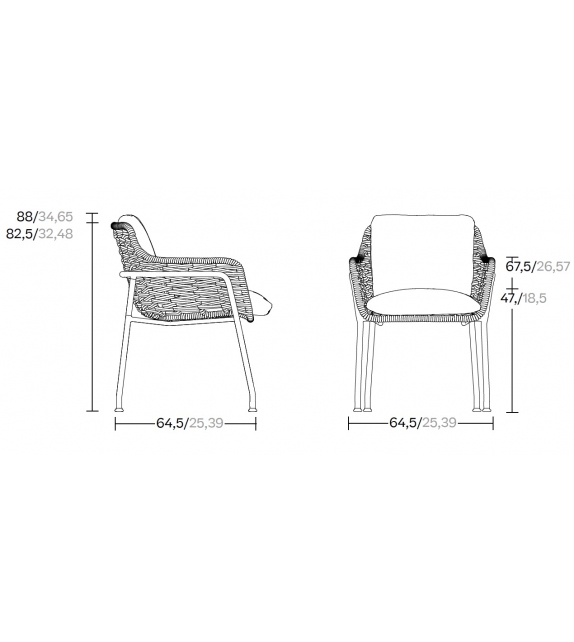 Tilos Kettal Sillón de Comedor