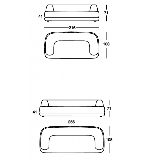 Bumper Zanotta Divano