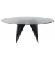 Lambda Rimadesio Table avec Plateau en Verre