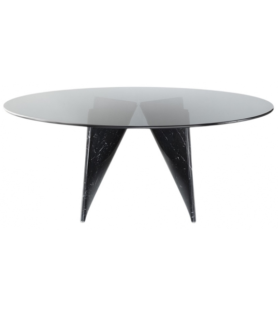 Lambda Rimadesio Tisch mit Glasplatte