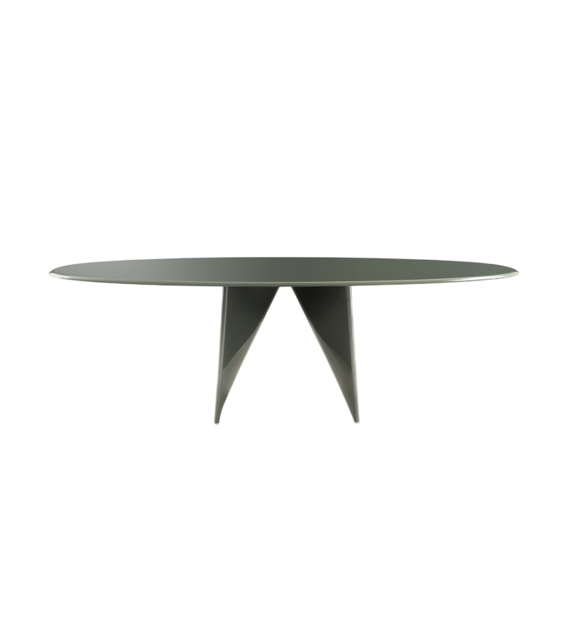 Lambda Rimadesio Tisch mit Glasplatte