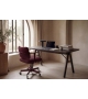 U-Type Chair with 5-Star Base on Wheels Kettal