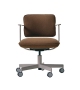 U-Type Kettal Chaise avec Piètement 5 Branches sur Roulettes