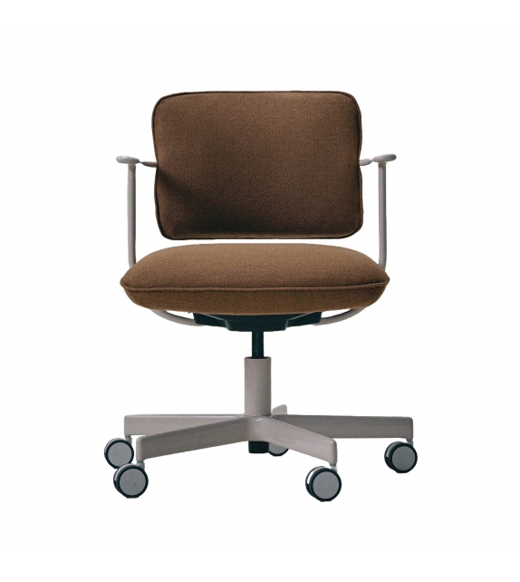U-Type Kettal Chaise avec Piètement 5 Branches sur Roulettes