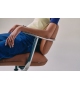 U-Type Chair with 5-Star Base on Wheels Kettal