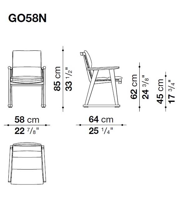 Gio B&B Italia Armchair Outdoor