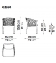 Ginestra B&B Italia Chair Outdoor