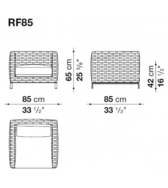 Ray B&B Italia Butaca Outdoor