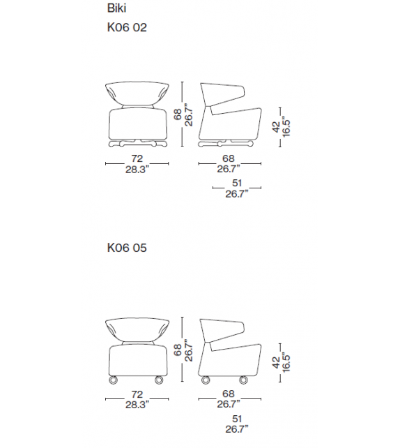 K06 Biki Butaca Cassina