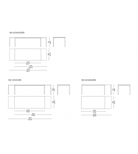 195 Naan Cassina Table