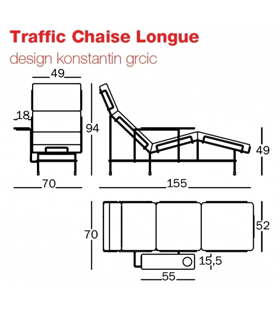 Chaise Longue Magis Traffic