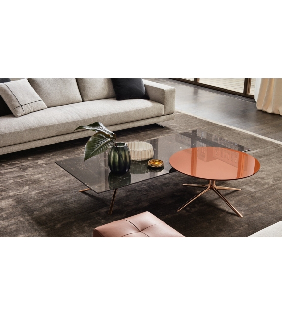 Mondrian Poliform Coffee Table with Marble Top