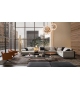 Mondrian Poliform Couchtisch mit Marmorplatte