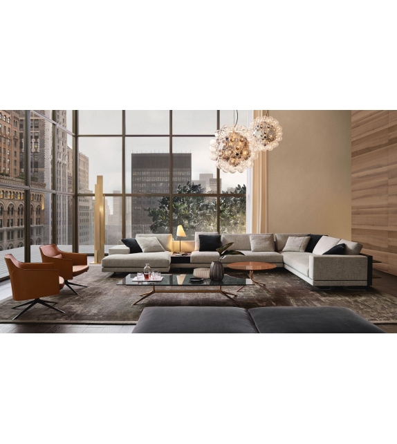 Mondrian Poliform Couchtisch mit Marmorplatte