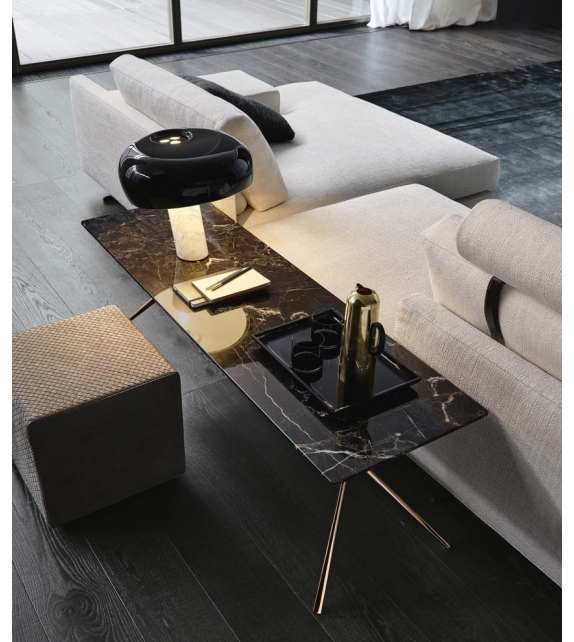 Mondrian Poliform Couchtisch mit Marmorplatte