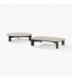 Ketch Poliform Table Basse avec Plateau en Verre
