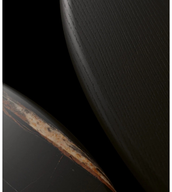 Strata Indoor Poliform Tavolino con Piano in Marmo