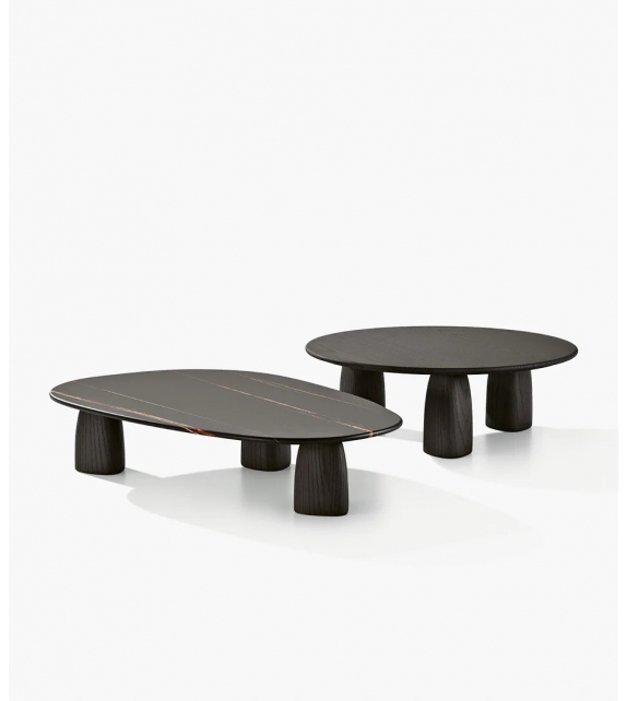 Strata Indoor Poliform Coffee Table with Marble Top