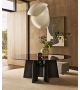 Kensington Poliform Tavolo con Piano in Vetro
