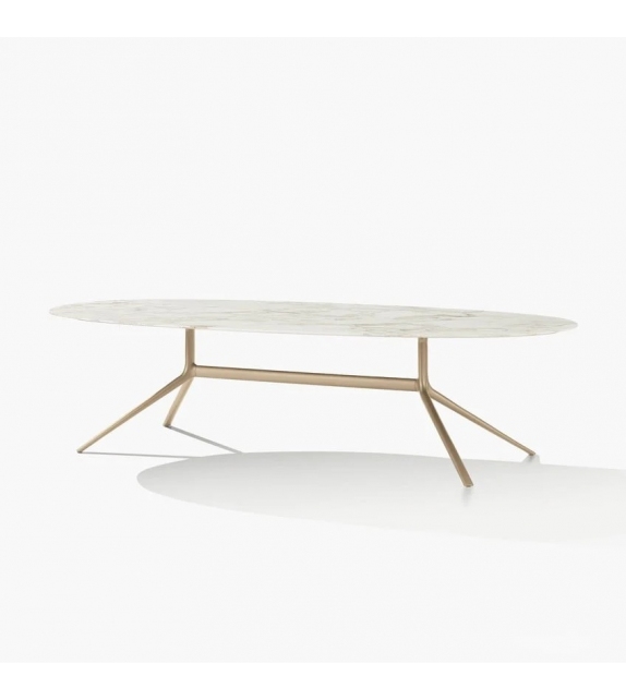 Mondrian Poliform Tisch mit Marmorplatte