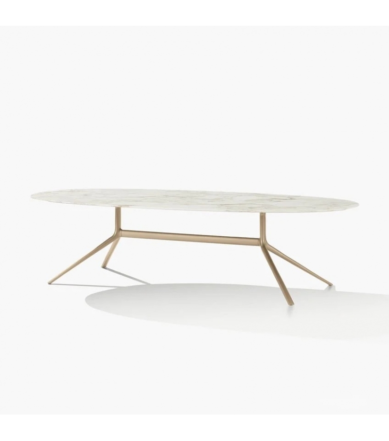Mondrian Poliform Tisch mit Marmorplatte