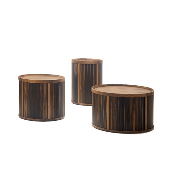 Prêt pour l'expédition - Drum Table Basse Ceccotti Collezioni - H 40 cm