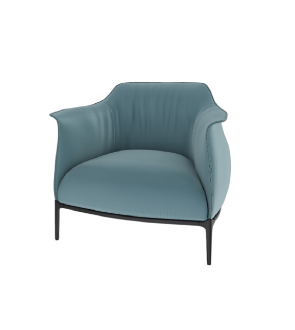 Ready for shipping - Archibald Poltrona Frau Armchair - SC 274 Fresco Blue
