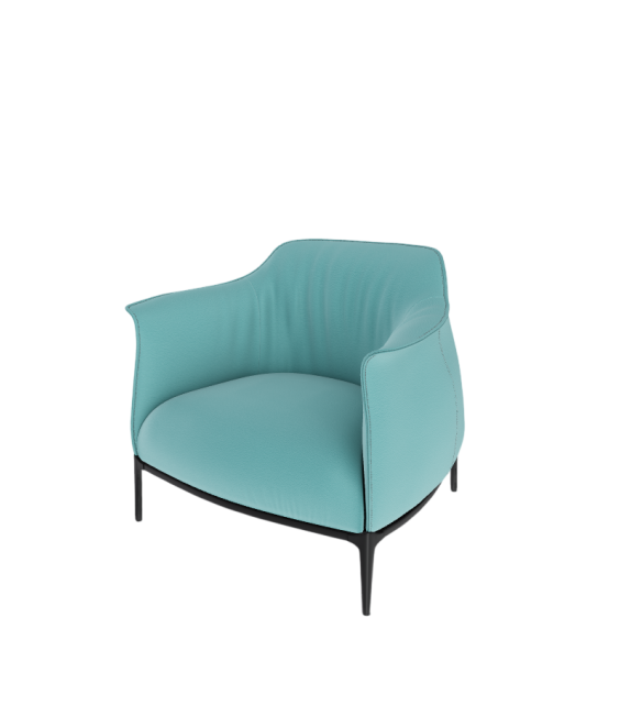 Prêt pour l'expédition - Archibald Poltrona Frau Fauteuil - Nest Zircone
