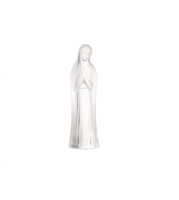 Virgin with Hands Together Lalique Sculpture