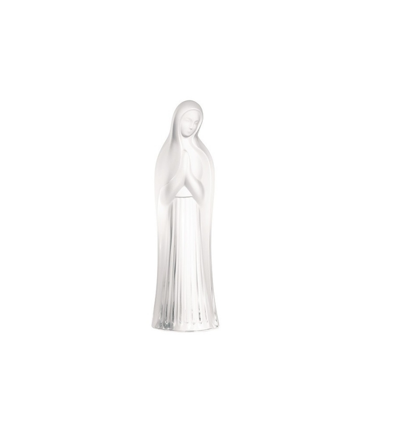 Virgin with Hands Together Sculpture Lalique