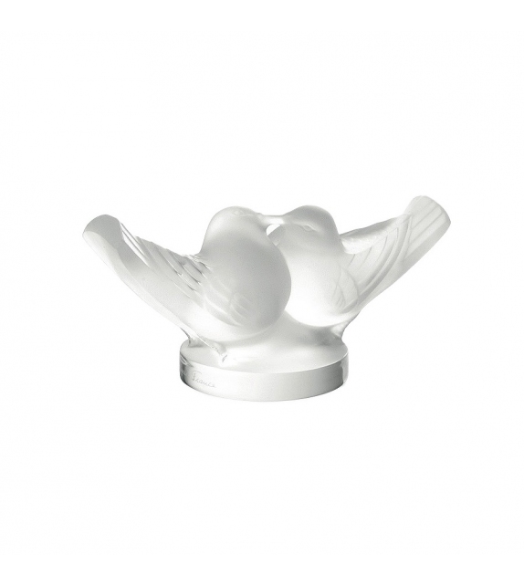 2 Lovebirds Lalique Escultura