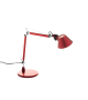 Pronta consegna - Tolomeo Micro Artemide Lampada Da Tavolo con Base - Rosso