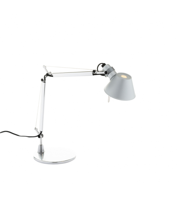 Versandfertig - Tolomeo Micro Artemide Tischleuchten mit Basis - Aluminium