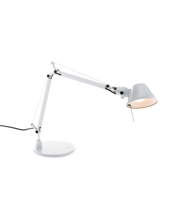 Ready for shipping - Tolomeo Micro Artemide Table Lamp with Base - White