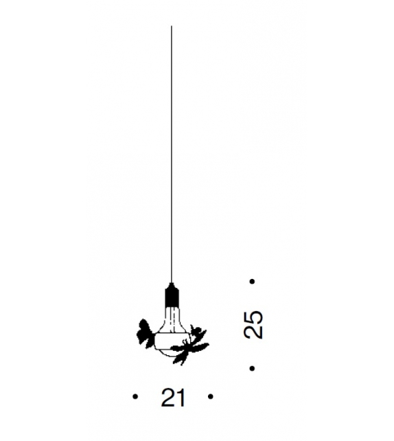 Johnny B. Butterfly Ingo Maurer Suspension