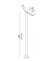 Prêt pour l'expédition - Sen Agape Robinet au Sol - H 96 cm