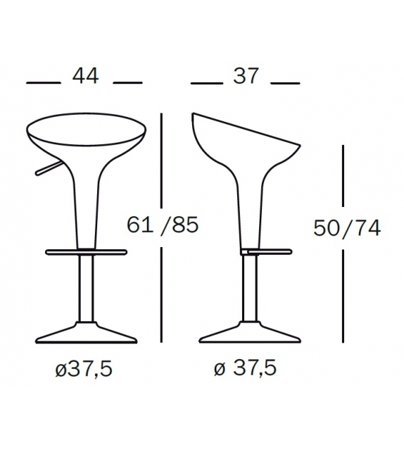 Bombo Magis Taburete Giratorio