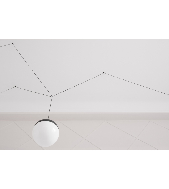String Light Sphere Flos Lámpara de Suspensión - 22 mt