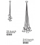 Torch Light Bunch Established & Sons Suspension Lamp
