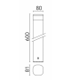 Pointbreak Bollard 1 Flos Floor Lamp
