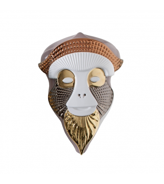 Primates Masks Brazza Bosa Escultura