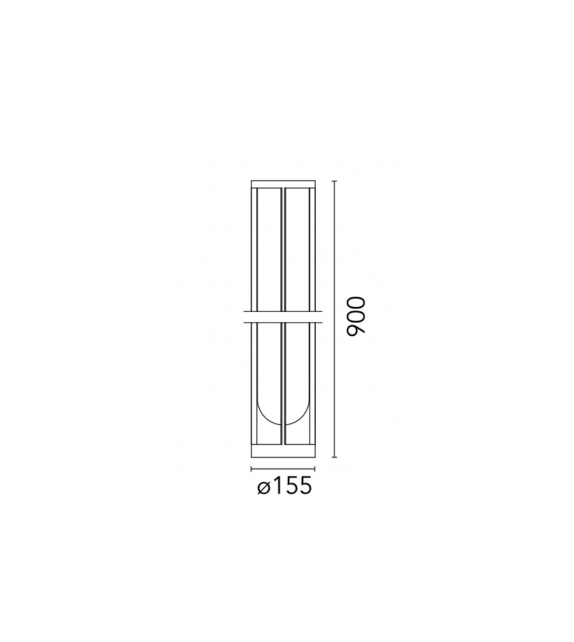 In Vitro Bollard Flos Stehleuchte