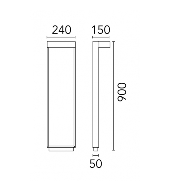 Mile Bollard 2 Mono Flos Lampadaire